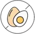 icona che rappresenta l'intolleranza alle uova