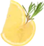 immagine di un limone sano e fresco tagliato a metà