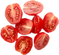 immagine di pomodorini rossi tagliati a fette